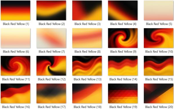 Red Yellow Black